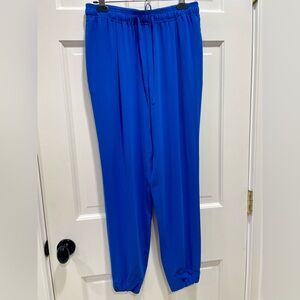 Polo Ralph Lauren 100% Silk Jogger Pants with Drawstring Waist